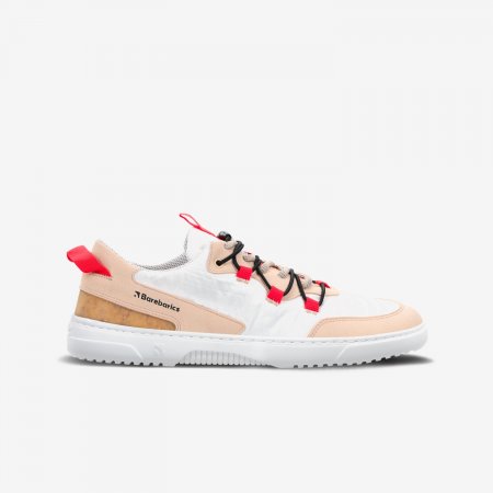 Barefoot tenisky Barebarics Revive - Beige & White
