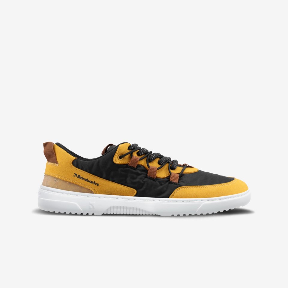 Barefoot Sneakers Barebarics Revive - Golden Yellow & Black