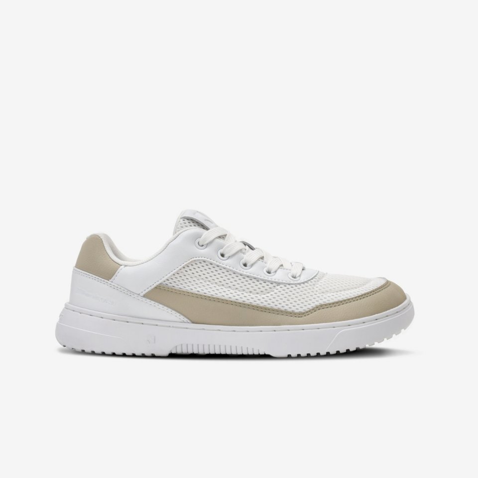 Barefoot Sneakers Barebarics Vaporo - White & Beige