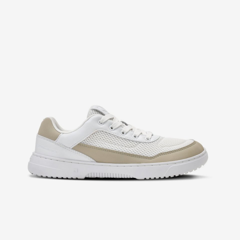 Barefoot Sneakers Barebarics Vaporo - White & Beige