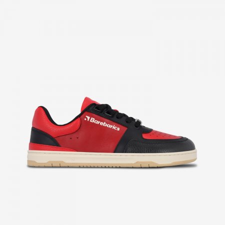 Barefoot tenisky Barebarics Wave - Black & Red