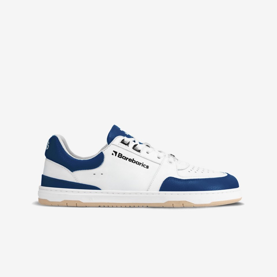Barefoot Sneakers Barebarics Wave - White & Dark Blue