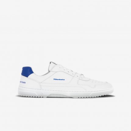 Barefoot Sneakers Barebarics Zing - Brave Men Talk - White & Blue