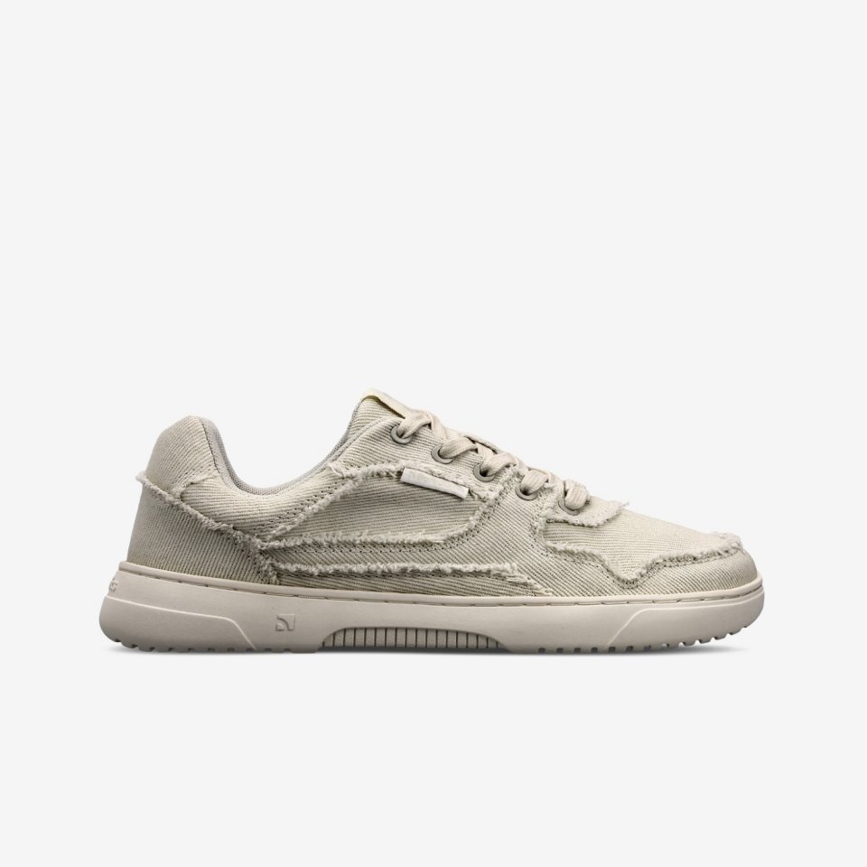 Barefoot sneaker Barebarics Zing Denim - Cream White