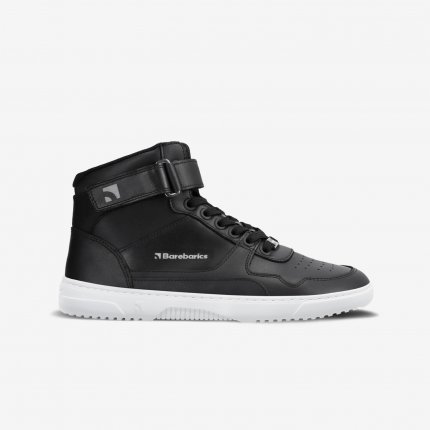 Barefoot Sneakers Barebarics Zing - High Top - Black & White