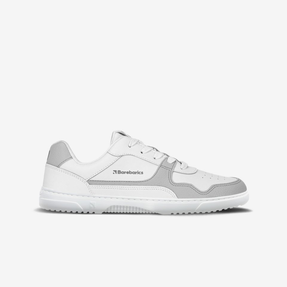 Barefoot Sneakers Barebarics Zing - White & Light Grey