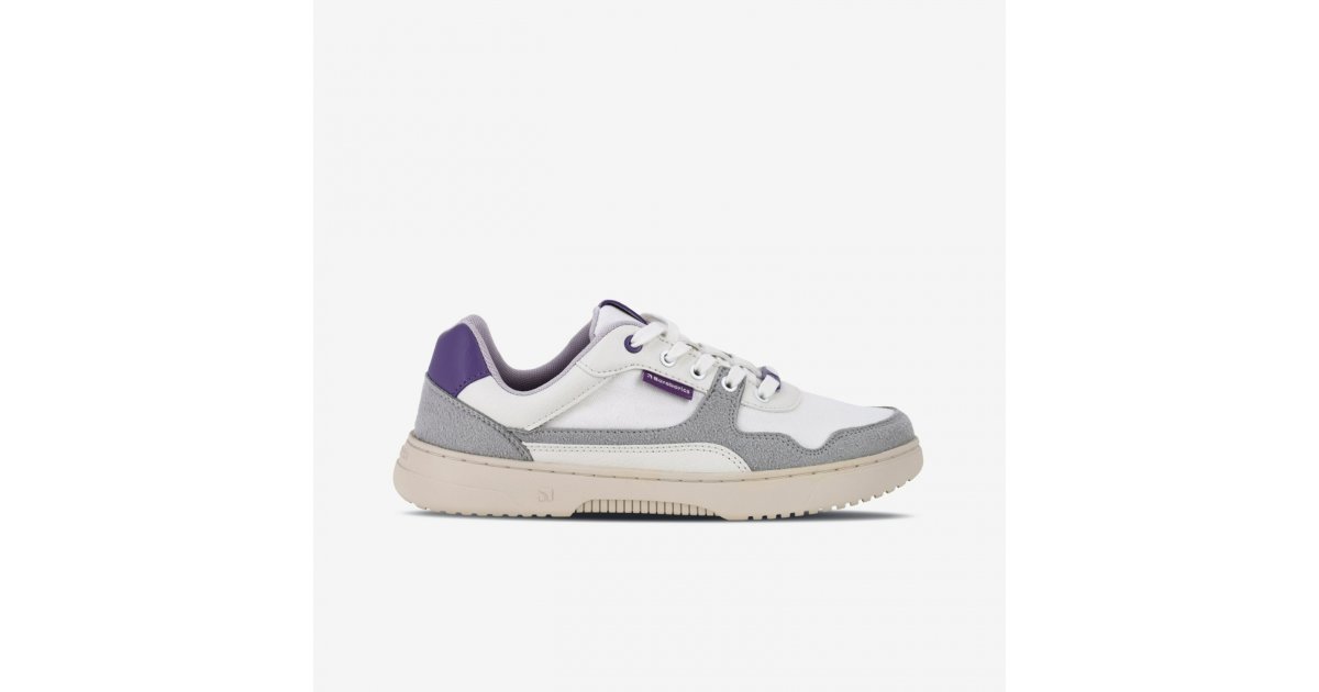 Barebarics Barefoot Sneakers Barebarics Zing - White & Purple, sizes 36 to 43 photo 2