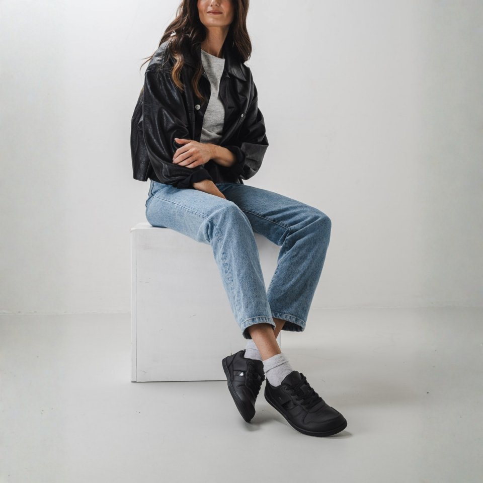 Barefoot Sneakers Be Lenka Cellestia - Black & Shiny Black