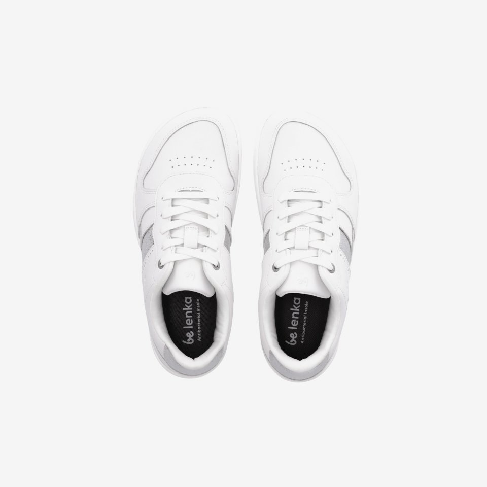 Barefoot Sneakers Be Lenka Cellestia - White & Silver