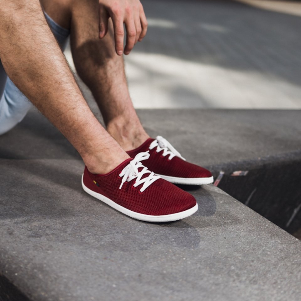 Barefoot tornacipő Be Lenka Dash - Wine Red
