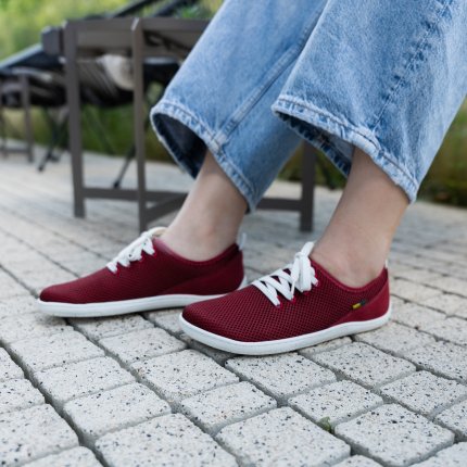 Barefoot tornacipő Be Lenka Dash - Wine Red