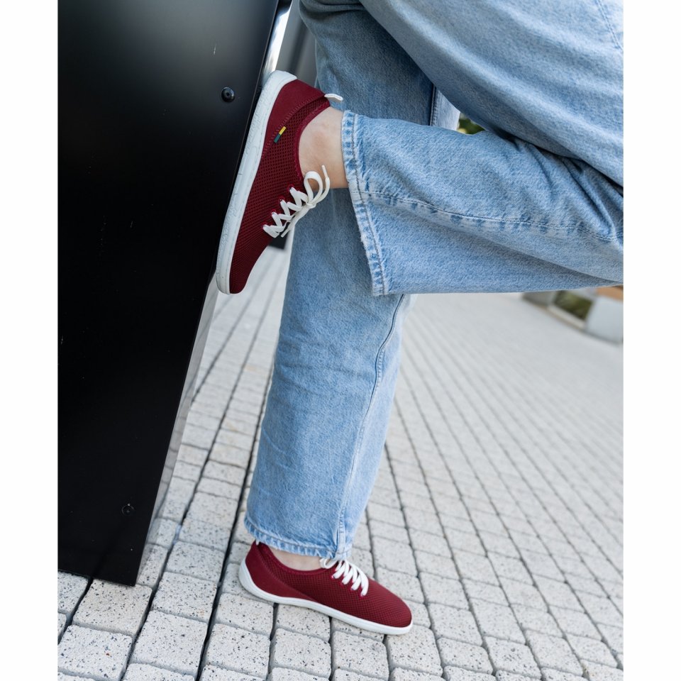 Barefoot tornacipő Be Lenka Dash - Wine Red