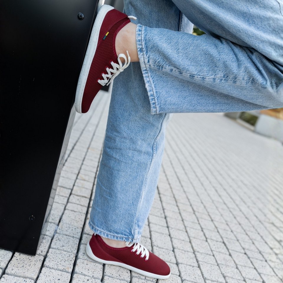 Barefoot tornacipő Be Lenka Dash - Wine Red