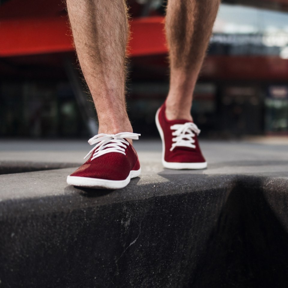 Barefoot tornacipő Be Lenka Dash - Wine Red