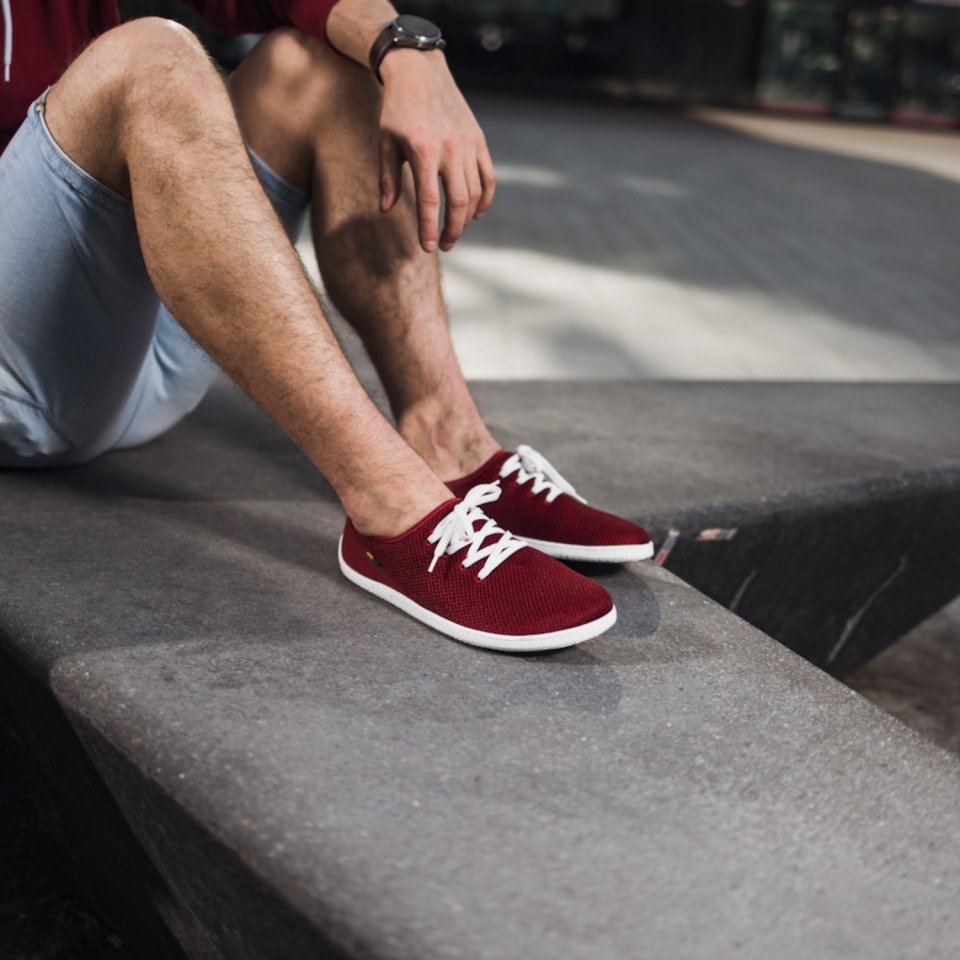 Barefoot tornacipő Be Lenka Dash - Wine Red