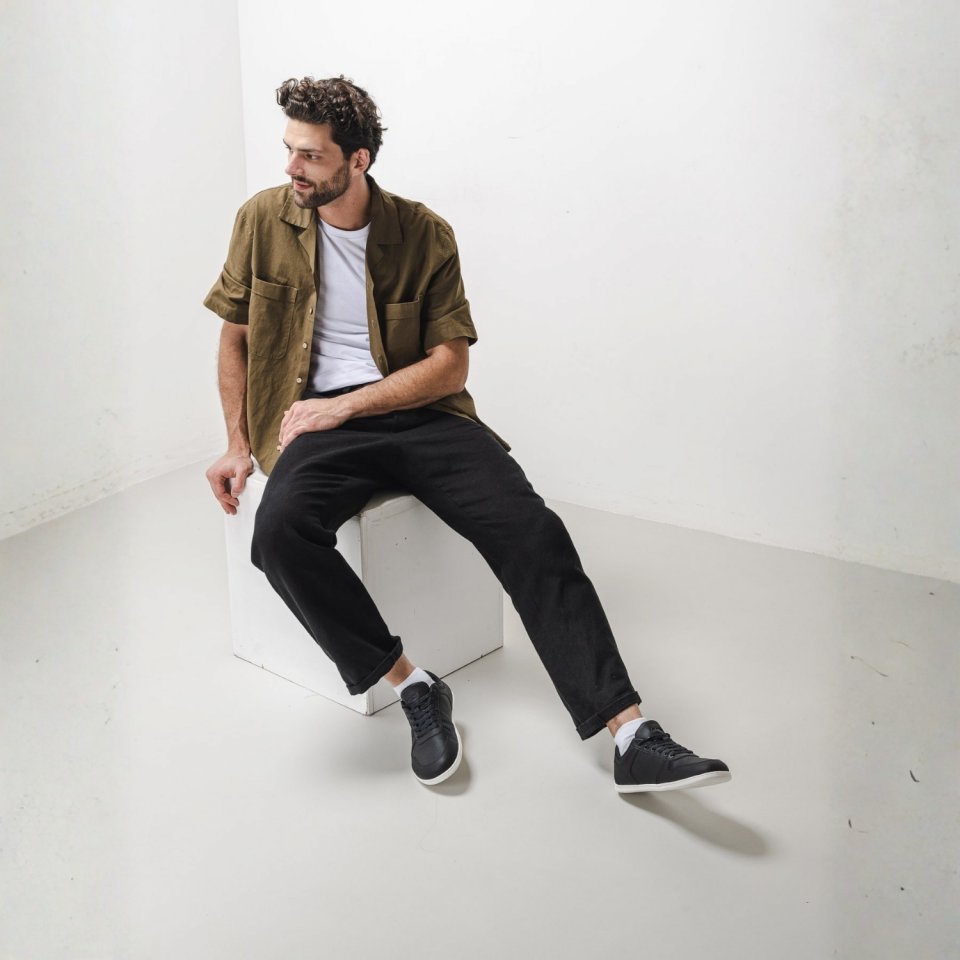 Barefoot Sneakers - Be Lenka Echo - Black & White