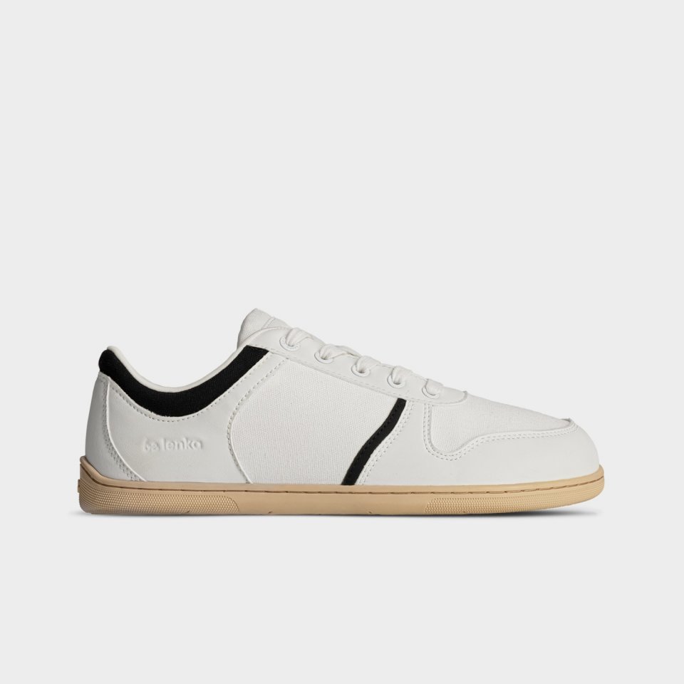 Barefoot Sneakers - Be Lenka Echo - White & Black Vegan