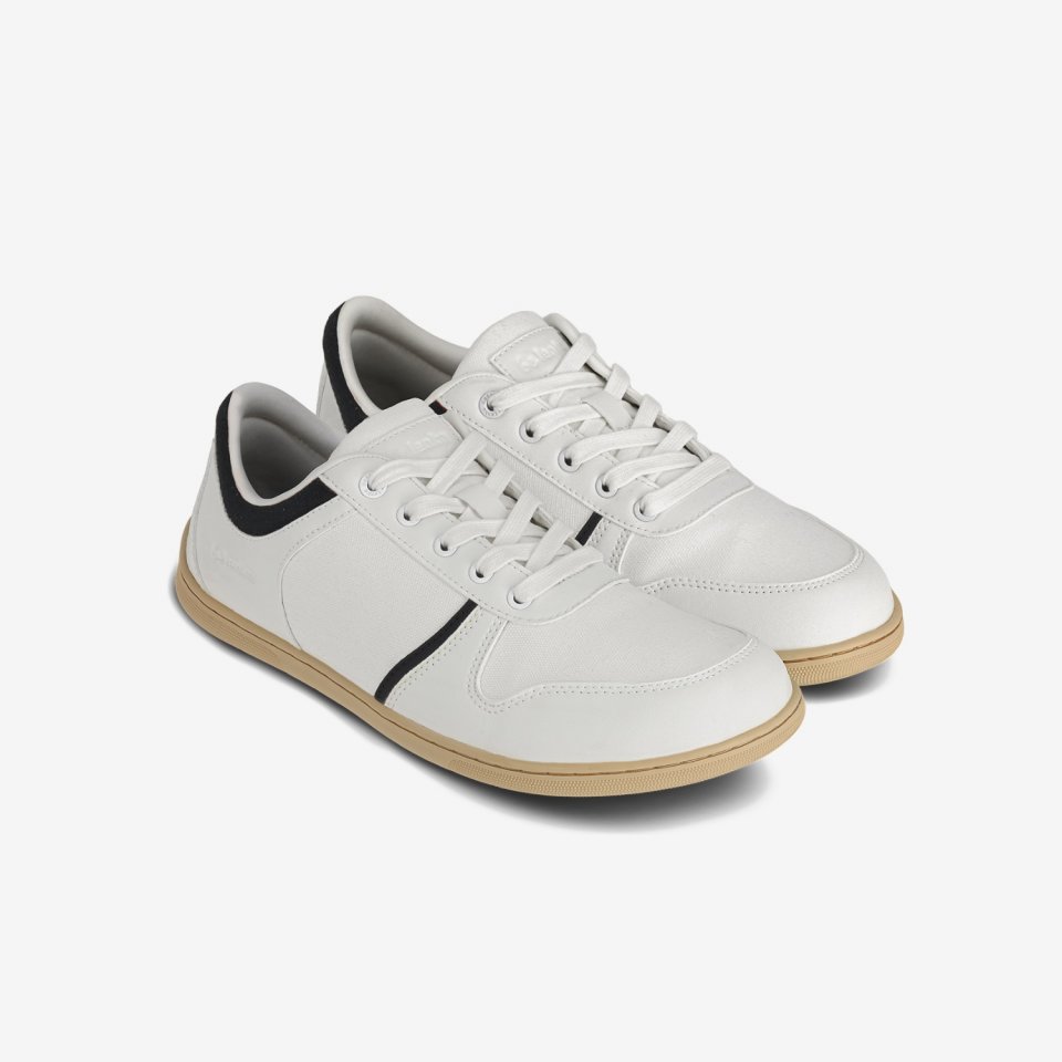 Barefoot Sneakers - Be Lenka Echo - White & Black Vegan
