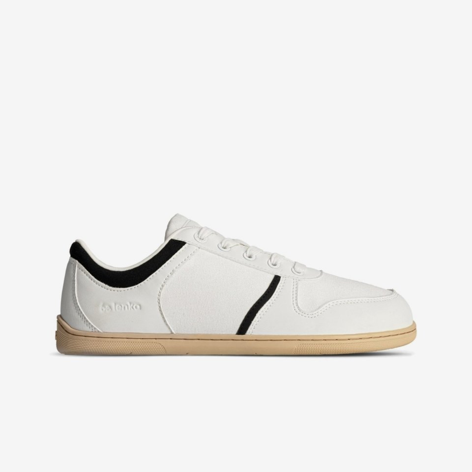 Barefoot Sneakers - Be Lenka Echo - White & Black Vegan