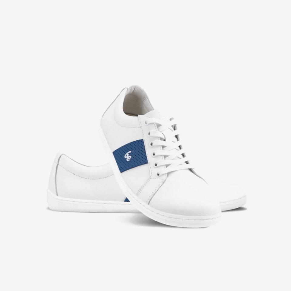 Barefoot Sneakers Be Lenka Elite - White & Dark Blue
