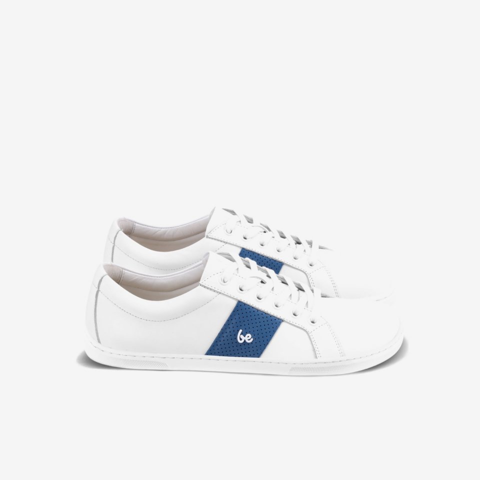 Barefoot Sneakers Be Lenka Elite - White & Dark Blue