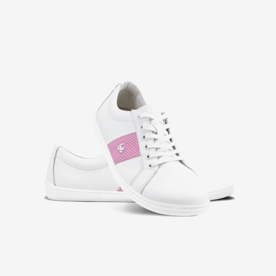 Barefoot Sneakers Be Lenka Elite - White & Pink
