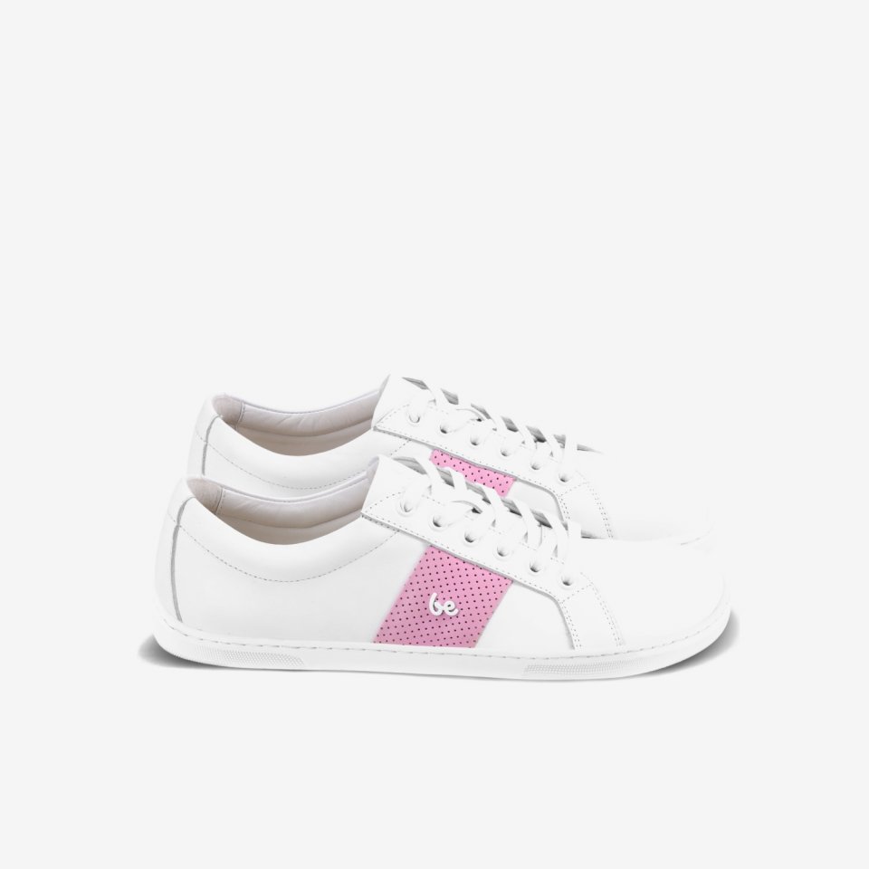 Barefoot Sneakers Be Lenka Elite - White & Pink