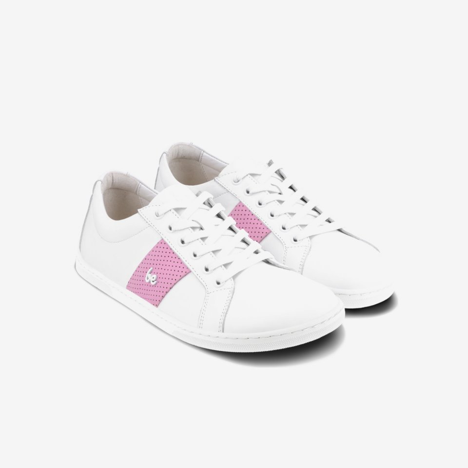 Barefoot Sneakers Be Lenka Elite - White & Pink