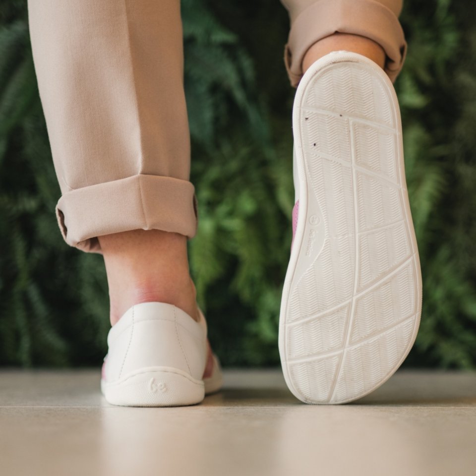 Barefoot Sneakers Be Lenka Elite - White & Pink
