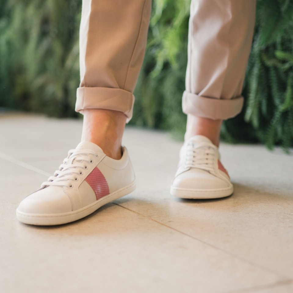 Barefoot Sneakers Be Lenka Elite - White & Pink