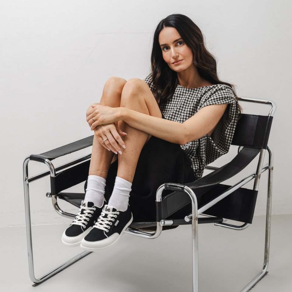 Barefoot Sneakers Be Lenka Rebound - Black & White
