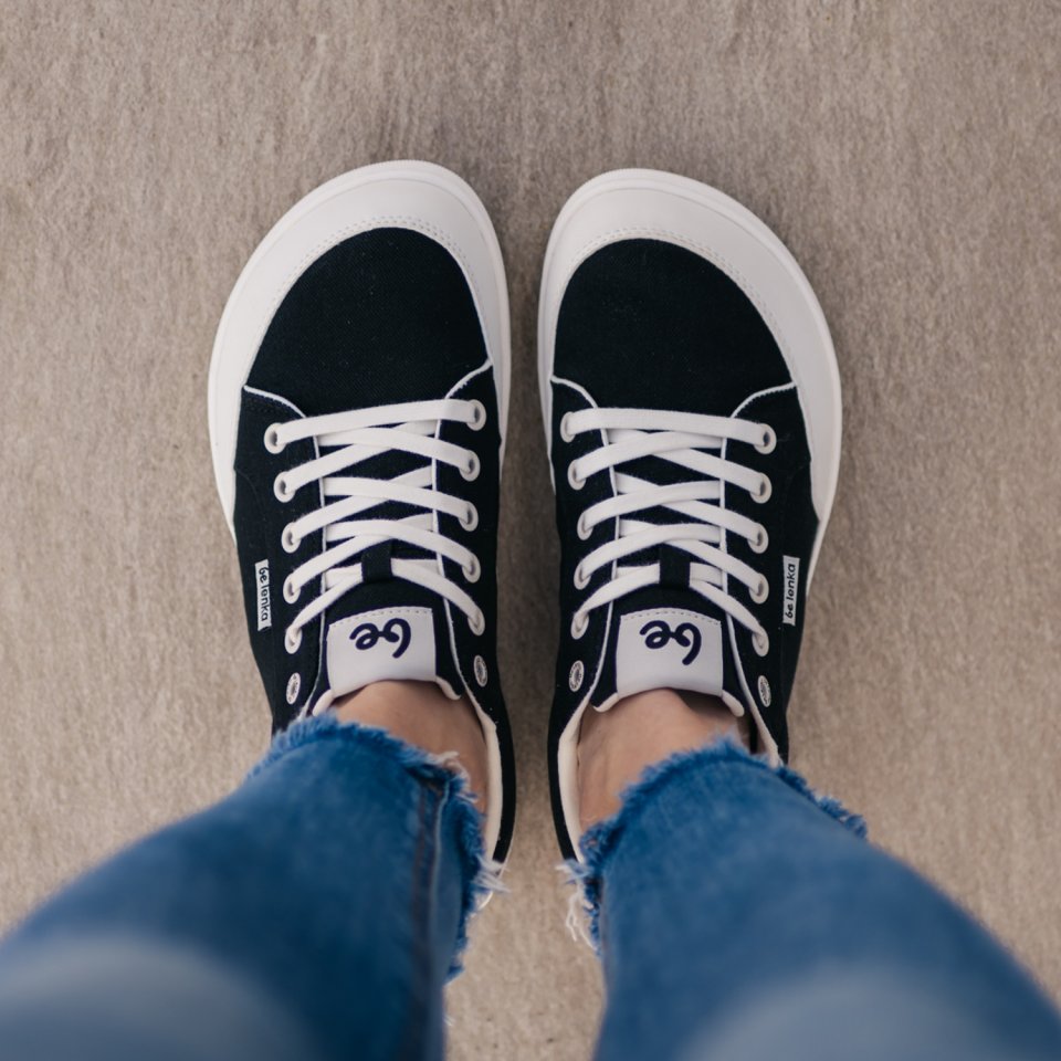Barefoot Sneakers Be Lenka Rebound - Black & White