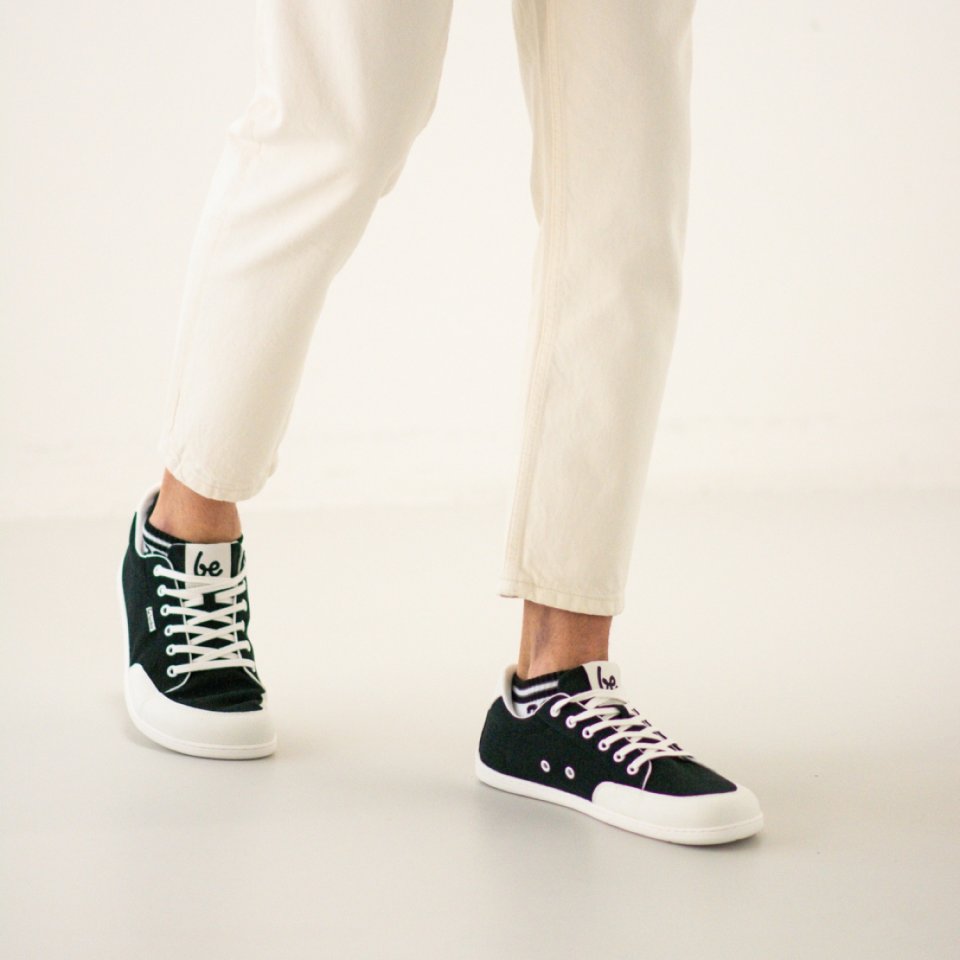 Barefoot Sneakers Be Lenka Rebound - Black & White