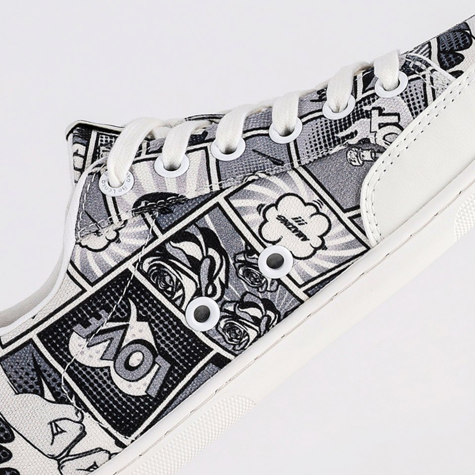 Barefoot Sneakers Be Lenka Rebound - Comics Black & White