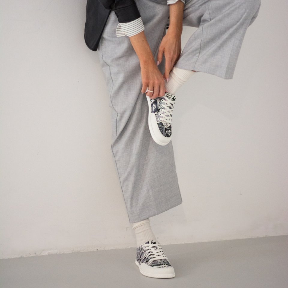 Barefoot Sneakers Be Lenka Rebound - Comics Black & White