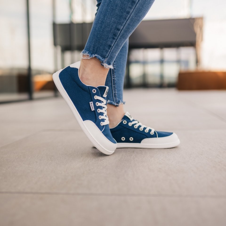 Barefoot tenisky Be Lenka Rebound - Dark Blue & White