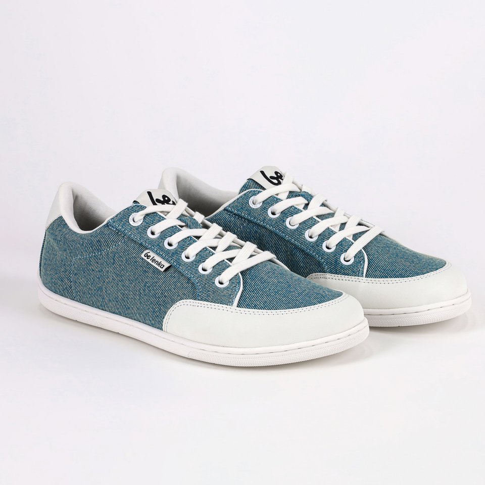 Barefoot baskets Be Lenka Rebound - Denim Light Blue