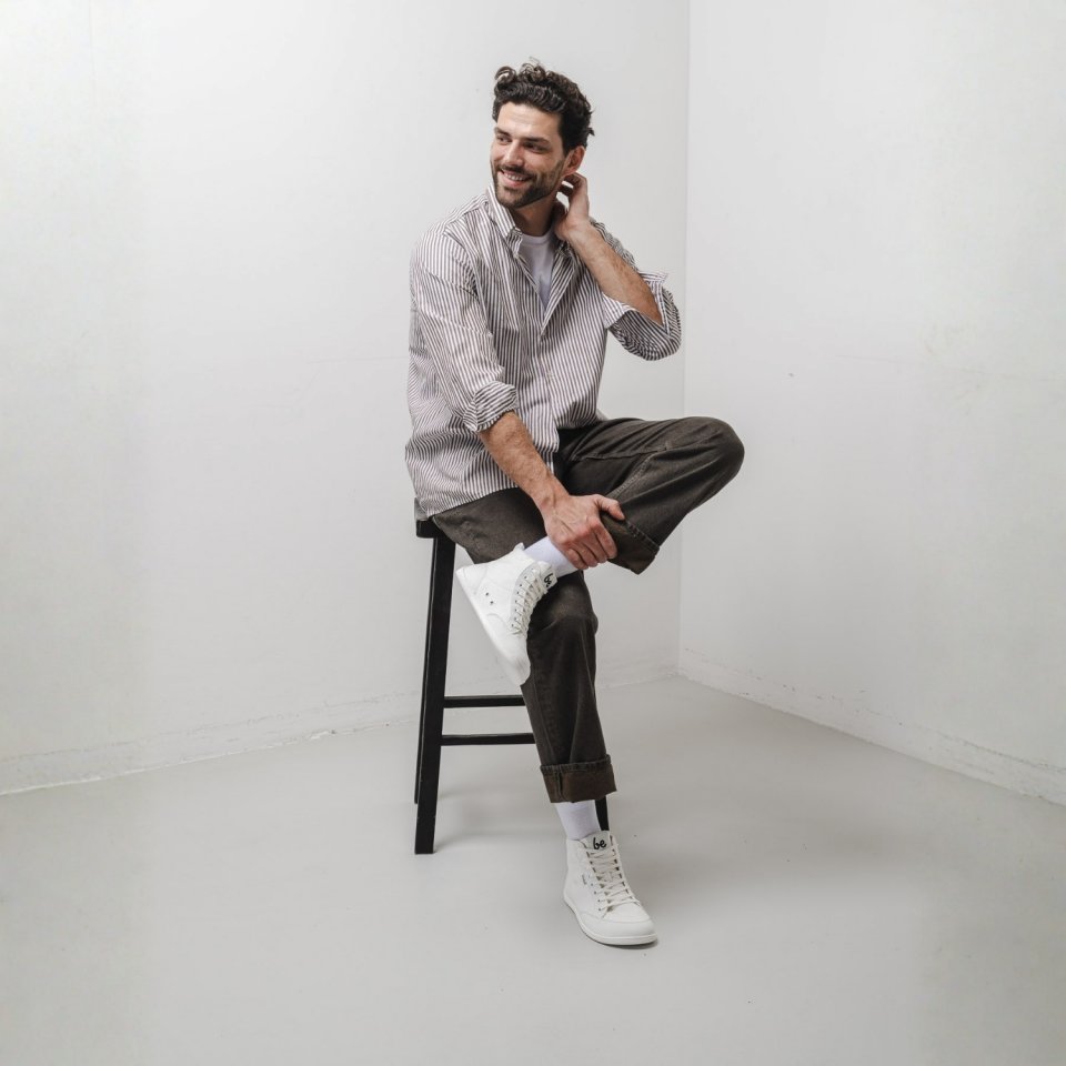 Trampki barefoot Be Lenka Rebound - High Top - All White
