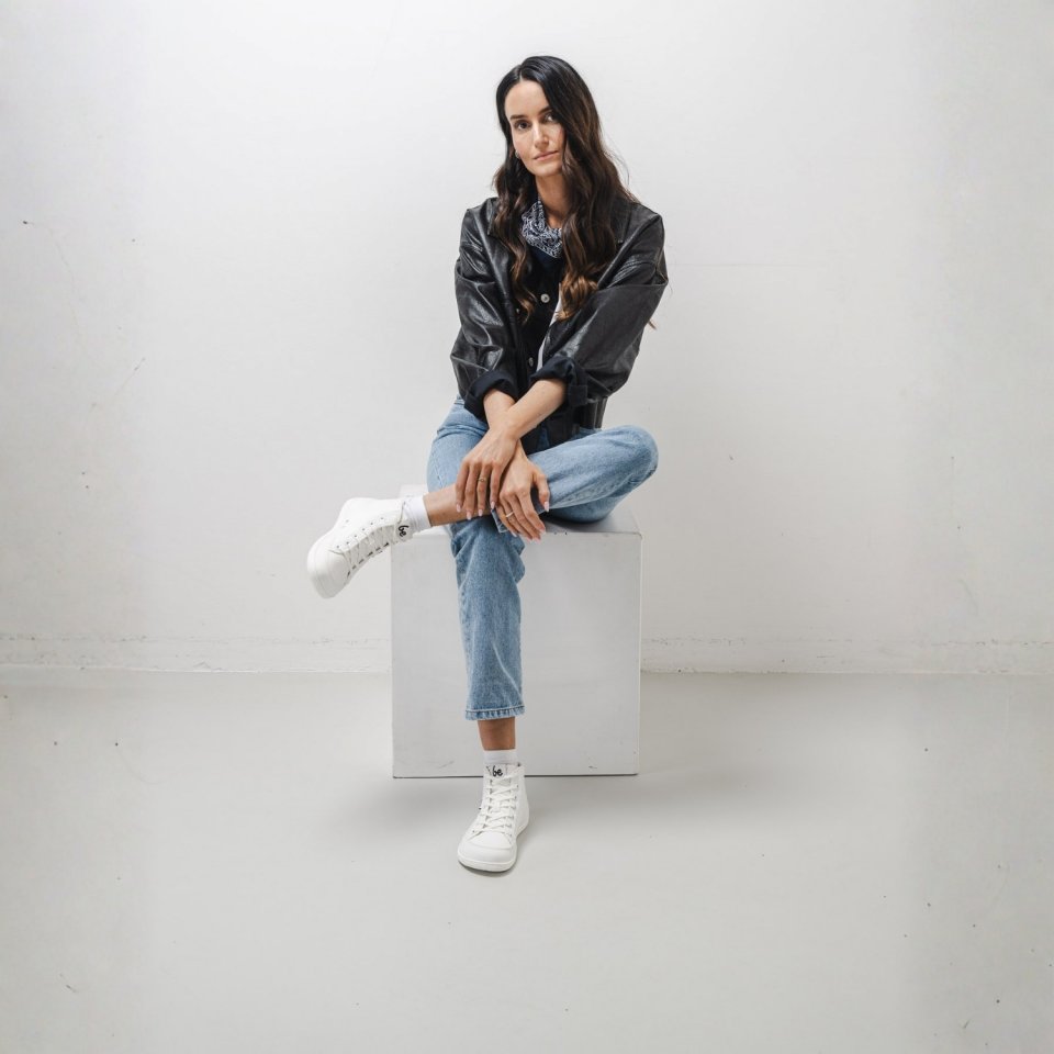 Trampki barefoot Be Lenka Rebound - High Top - All White