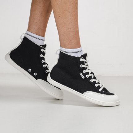 Barefoot Sneakers Be Lenka Rebound - High Top - Black & White