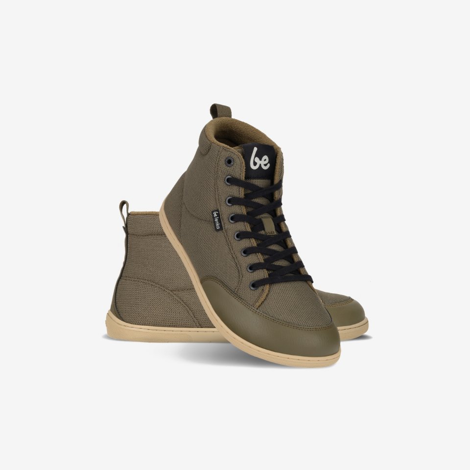 Barefoot Sneakers Be Lenka Rebound Thermo - Army Green