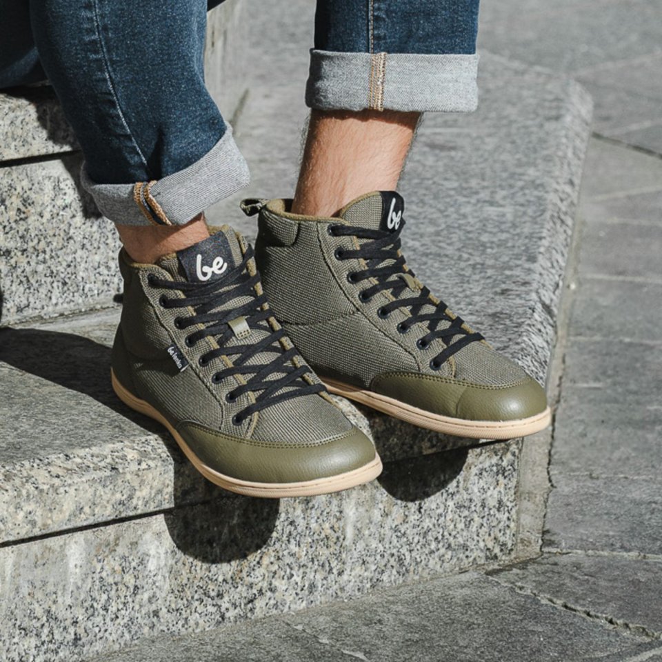 Barefoot Sneakers Be Lenka Rebound Thermo - Army Green
