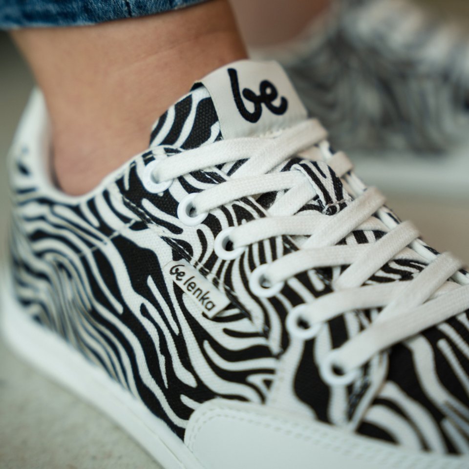 Barfuß Sneakers Be Lenka Rebound - Zebra