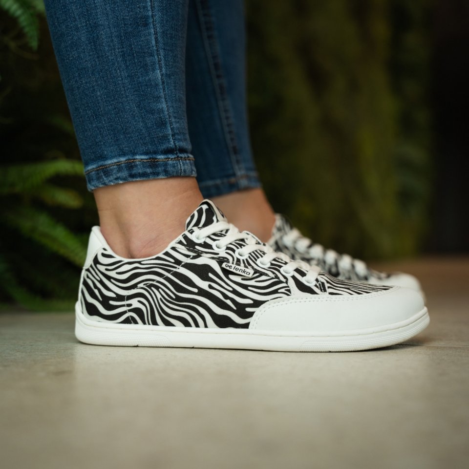 Barfuß Sneakers Be Lenka Rebound - Zebra