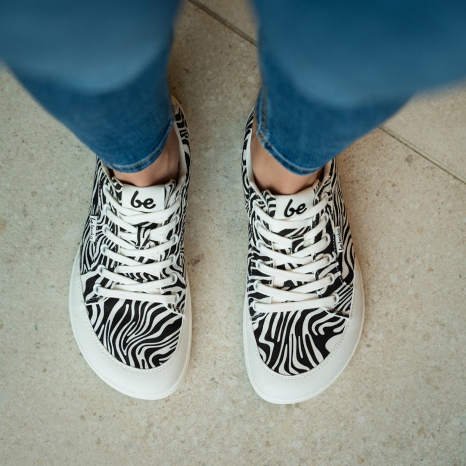 Barfuß Sneakers Be Lenka Rebound - Zebra