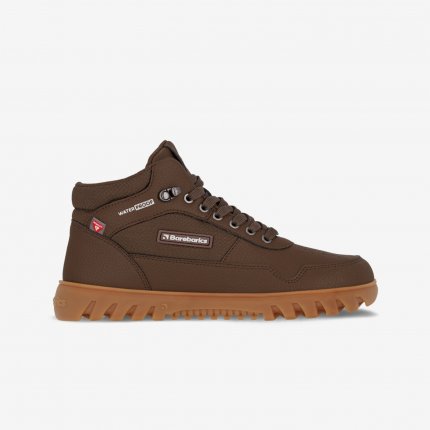 Winter Barefoot Boots Barebarics UrbanEdge - Dark Brown