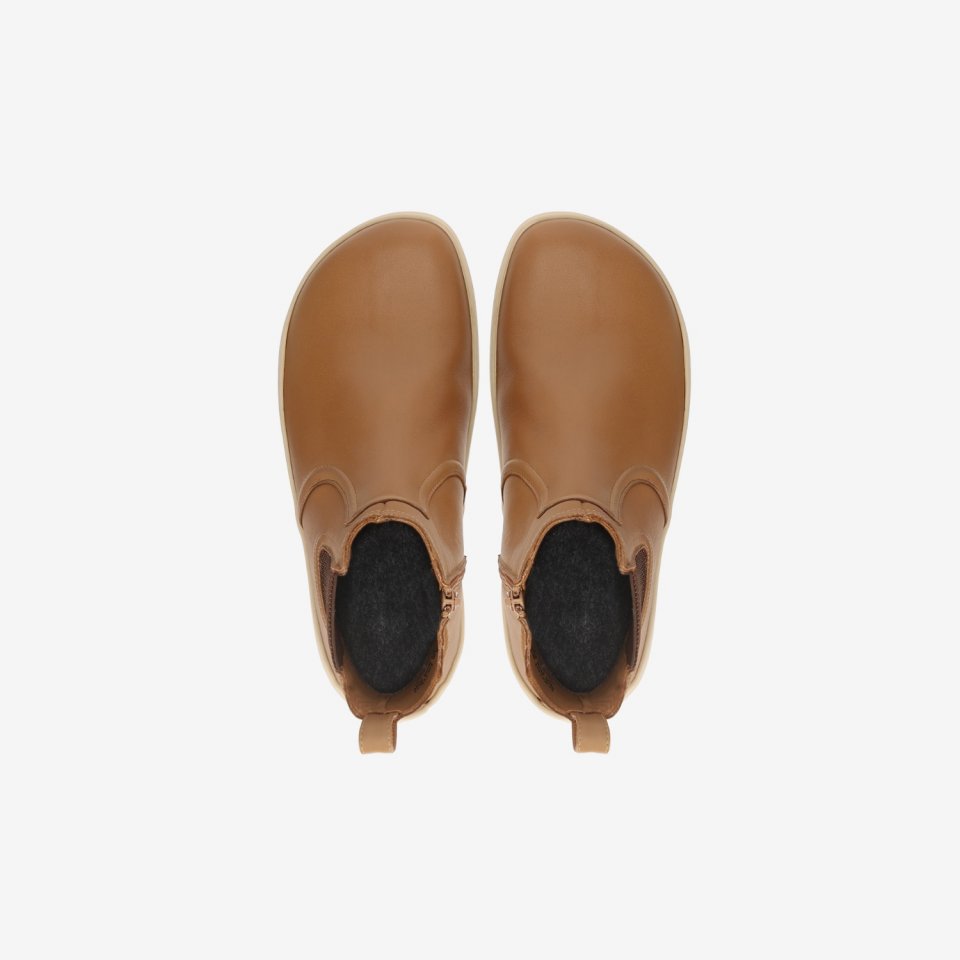 Barefoot Boots Be Lenka Allure - Light Cognac