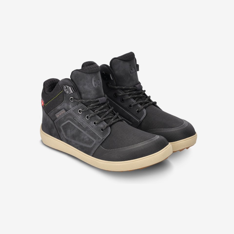 Barefoot Boots Be Lenka ArcticEdge - Charcoal Black