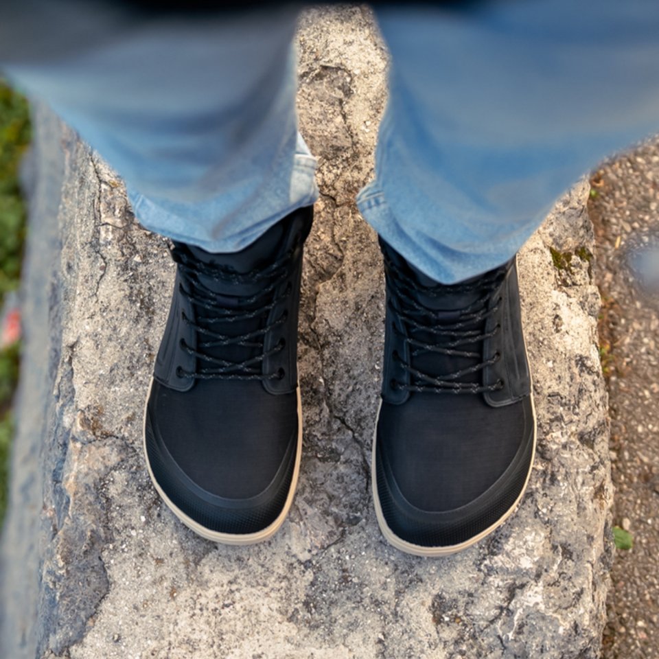 Barefoot Boots Be Lenka ArcticEdge - Charcoal Black