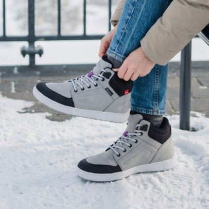 Barefoot Boots Be Lenka ArcticEdge - Grey